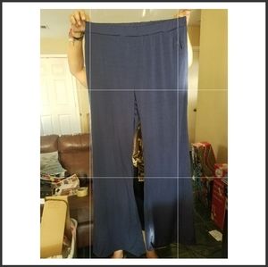 Women's J2 Love Flowing Palazzo Pants Navy Blue